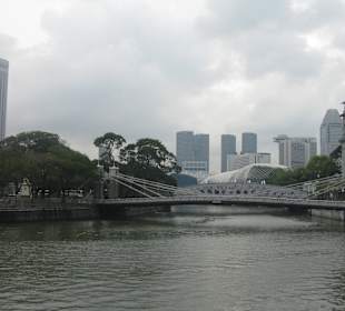 Fluß Höhe Marina Bay