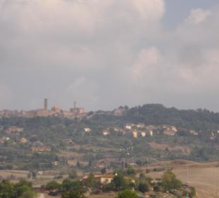 Volterra bei der Anfahrt