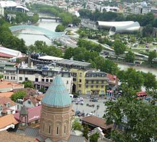 Friedensbrücke - Skyline
