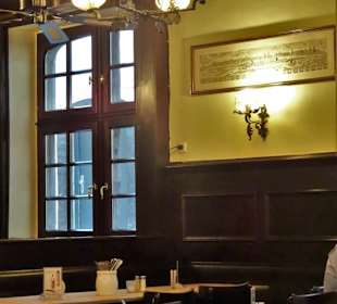 Blick in den Gastraum des Sünner im Walfisch