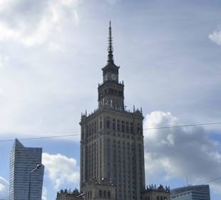 Blick zum Kulturpalast