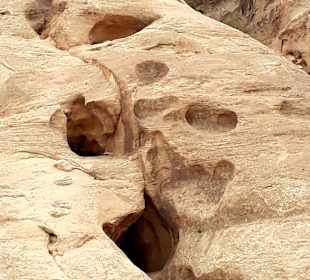 Wüstenlandschaft Wadi Rum