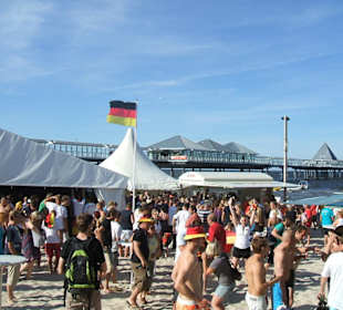 Public Viewing am Strand Heringsdorf