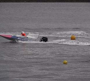 Speedboot auf der Förde