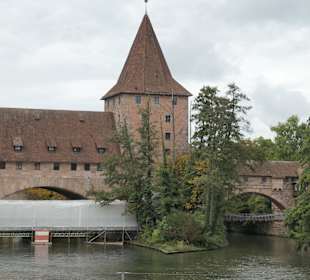 Der Kettensteg in der Nürnberger Altstadt