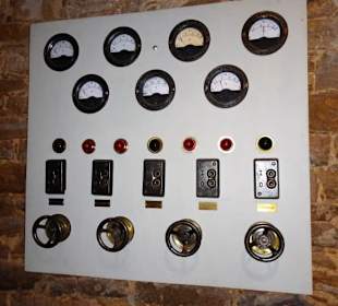 Historische Schalttafel im Brauereimuseum