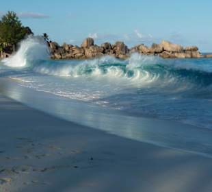 Wellen an der Gran Anse