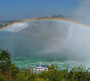 Wasserfälle mit Regenbogen