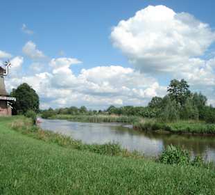 Mühle mit Apener Tief