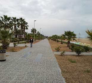 Die Strandpromenade