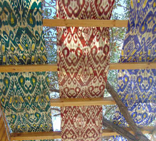 Dachbespannung - Sonnenschut im 1. Stock