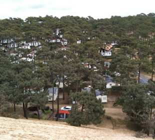 Dune de Pyla mit angrenzenden Campingplatz