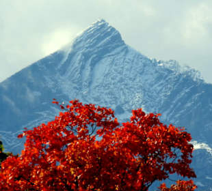 Die Alpspitze im Herbst