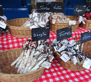 Rundgang über den Wochenmarkt von Argelès-Plage 