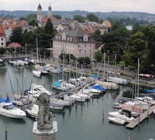 Blick auf den Hafen