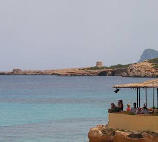 Torre d'en Rovira von der Cala Comte aus