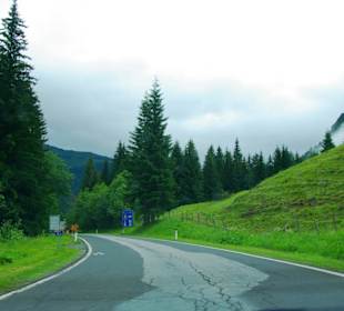 Der Plöckenpass nach AUT