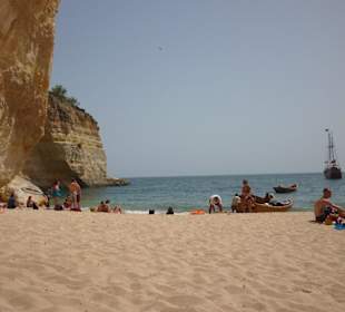 Der Strand kurz vor Armacao de Pera