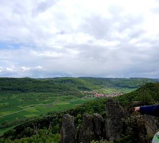 Ausblick am höchsten Punkt vom Walberla