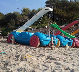 Tretboot mit Rutsche cool