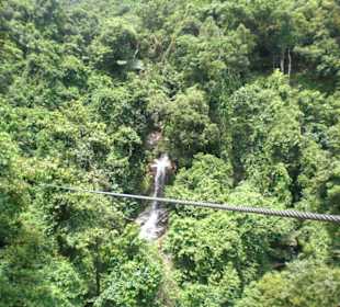 Cable am Wasserfall