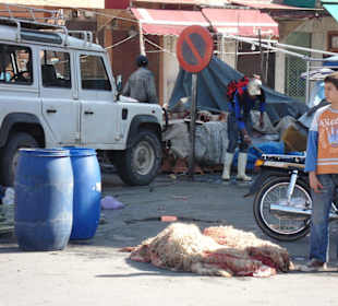 Taxihalt am Bab Doukala