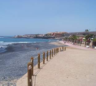 Playa Caleta und im Hintergrund das Jardin Caleta
