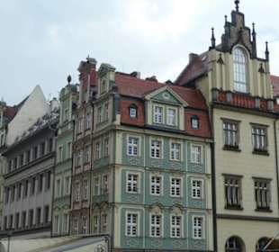 Am Rynek, dem Ring / Marktplatz in Wrocław