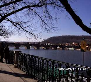 Moldau mit Karlsbrücke