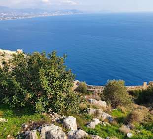 Burg Alanya - Blick auf das Meer
