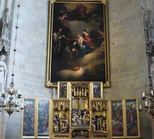 Altar und Altarbild der Deutschordenskirche