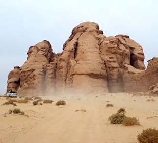 Wüstenlandschaft Wadi Rum