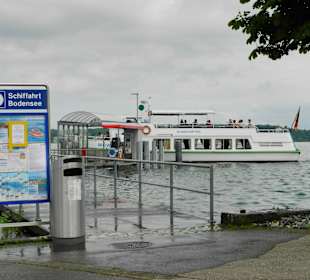 Haltestelle der Fähre bei Bottighofen