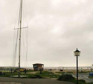 Zwar Hochsaison, aber heute ohne Flaggen