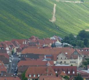 Blick auf Escherndorf und zur Vogelsburg
