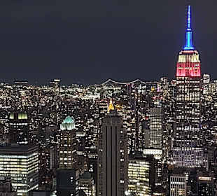 Empire State Building und One World Trade Center 
