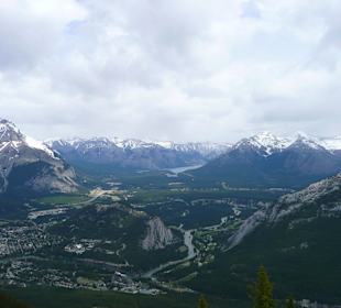 Aussicht Sulfur Mountain