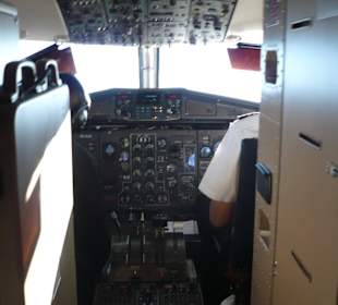 Der Weg ins Cockpit 