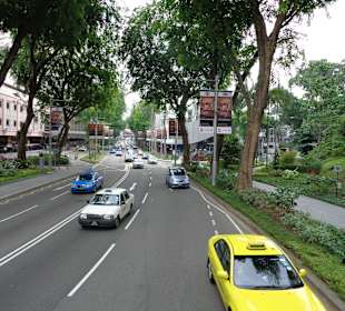 Hauptstraße durch Singapur