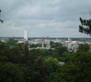 Blick vom Lauterberg auf die Stadt Karlsruhe