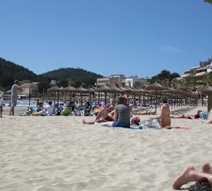 Blick von der Strandliege