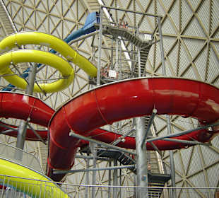 Rutsche im Tropical Islands