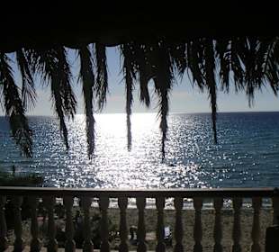 Blick auf den Cala-Tarida-Strand