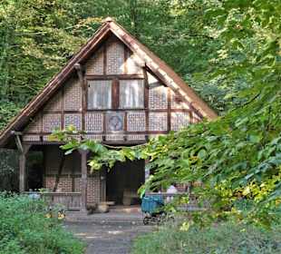 Die Forsthütte im Neuenburger Urwald