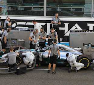 Startaufstellung: Nico Rosberg