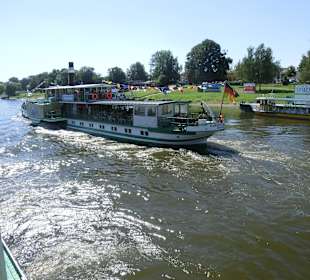 Begegnung auf der Elbe