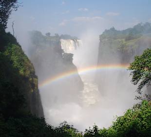 Vic-Falls mit Regenbogen