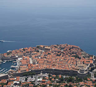 Dubrovnik von Berg Srd aufgenommen.