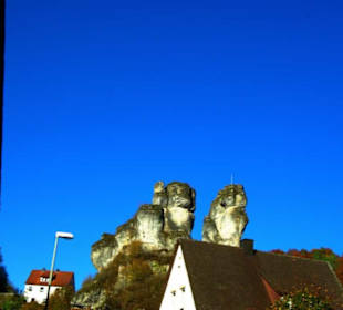 Die berühmten Felsen Pottenstein