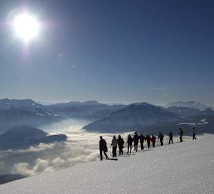 Schneeschuhwandern am Bödele ab Hirschen möglich